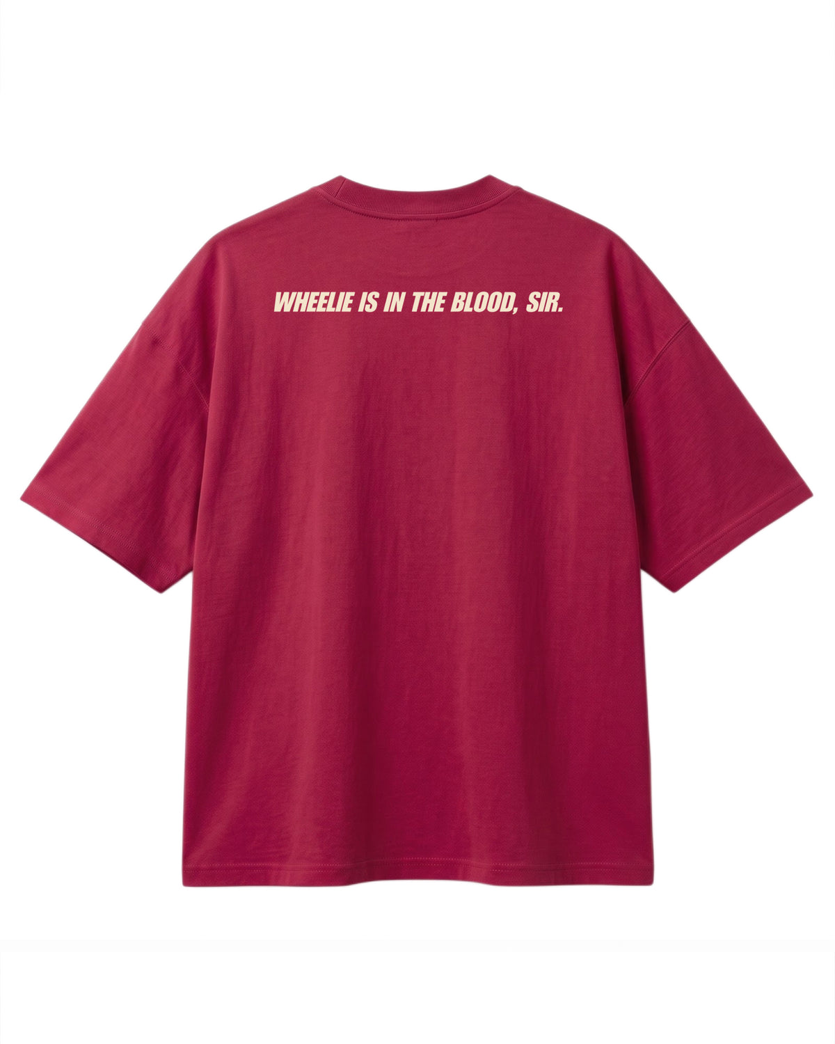 WHEELIE IS IN THE BLOOD / Oversized Tee